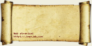 Danica Gojsović vizit kartica